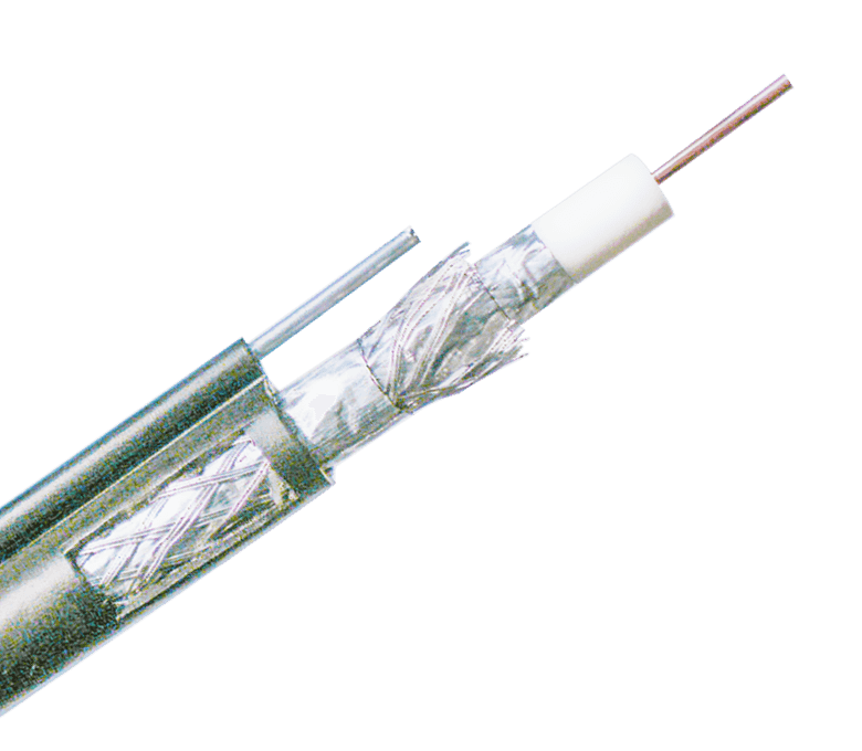 Câble coaxial série RG6Q—Quad-blindage