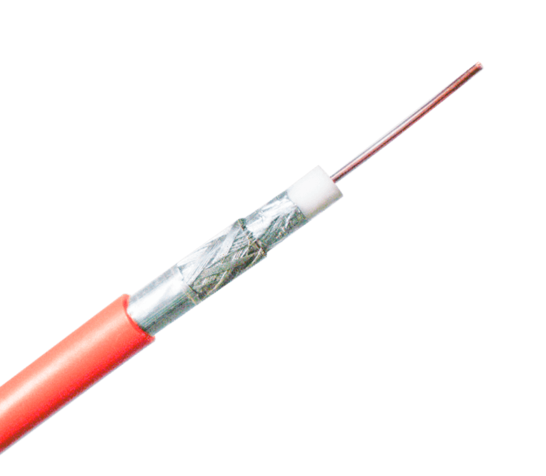 Câble coaxial série RG11TF—Tri-Shield avec gelée